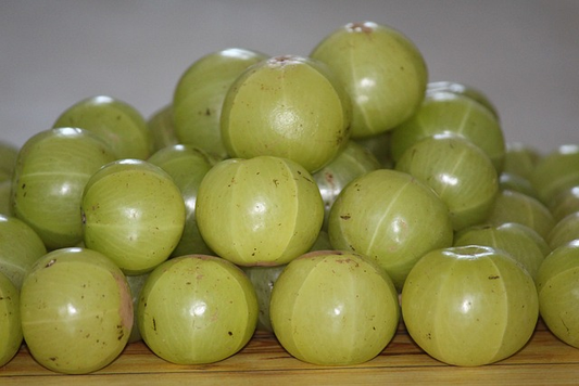 amla or indian gooseberry.