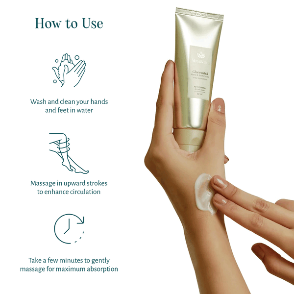 Sample Gheesutra Hand and Foot Cream (8ml)